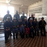 Excursion to a brown coal mine