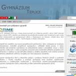 Informace na webu školy – Gymnázium Teplice – www.gymtce.cz, Menntaskólinn í Kópavogi - www.mk.is – ukázky webu
