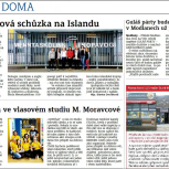 Greinar í dagblöðum